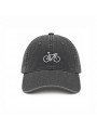 Gorra Vintage Envejecida con Bicicleta Bordada | Top Hats