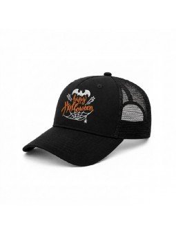 HAPPY HALLOWEEN Embroidered Cap | Top Hats