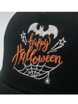 HAPPY HALLOWEEN Embroidered Cap | Top Hats