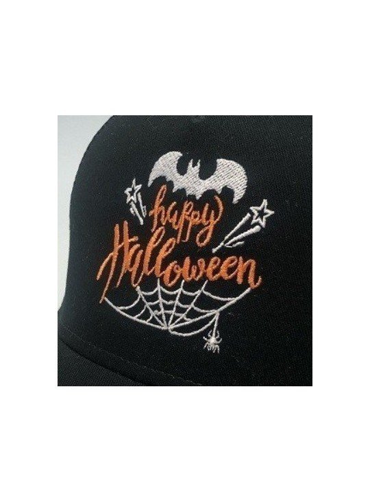 HAPPY HALLOWEEN Embroidered Cap | Top Hats