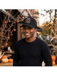 HAPPY HALLOWEEN Embroidered Cap | Top Hats
