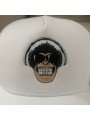 Gorra con Mono y Auriculares Bordado | Top Hats