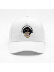Gorra con Mono y Auriculares Bordado | Top Hats
