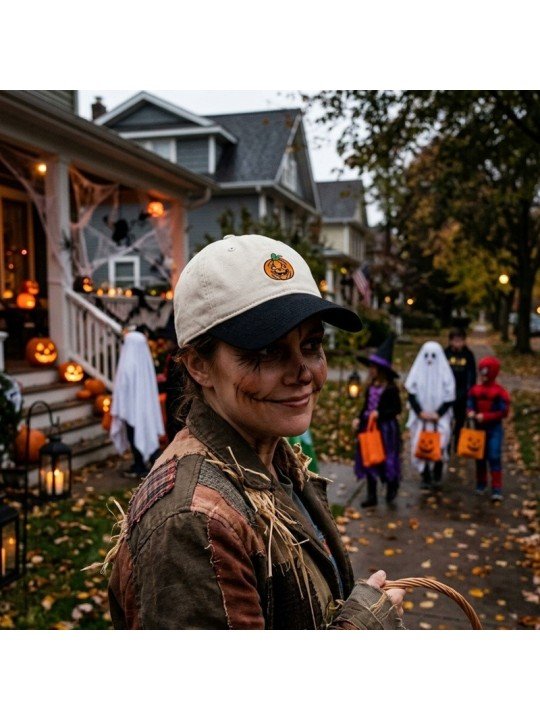 Gorra con Calabaza de Halloween | Top Hats