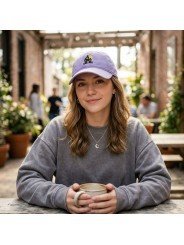 Cap with Embroidered Halloween House | Top Hats