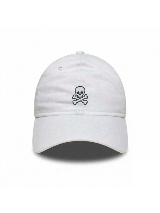 Skull and Crossbones Embroidered Cap | Top Hats | Top Hats