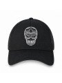 Gorra de Rejilla con Calavera Mexicana Bordada | Top Hats