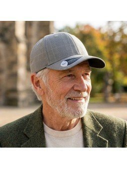 Gorra de Vestir de Cuadros Finos Atlantis | Top Hats
