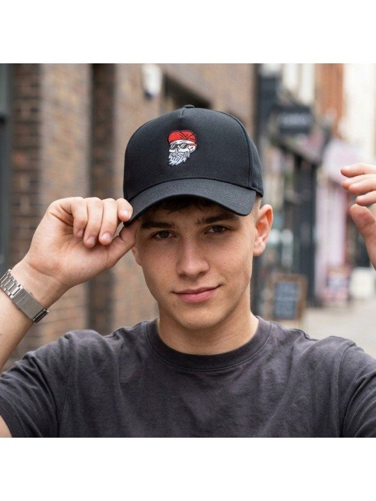 Old School Embroidered Cap | Top Hats