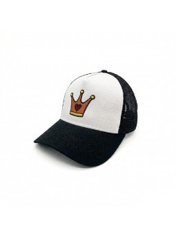 Gorra Corona Bordada de Rejilla | Top Hats Ajustable