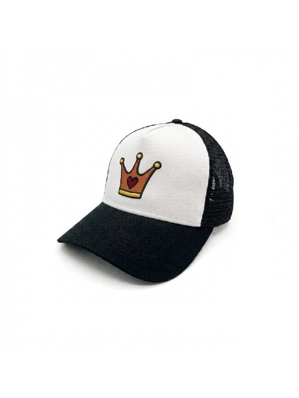 Gorra Corona Bordada de Rejilla | Top Hats Ajustable