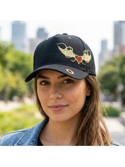 Atlantis GOLDEN WINGS Key One black colour Cap