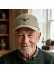 Embroidered Ox Silhouette | Outdoor Style Cap