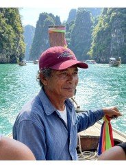 Cap with Embroidered longtail boat | Top Hats