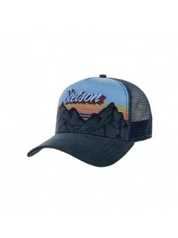 Gorra Stetson Mountain Mist con Montañas Bordadas | Top Hats