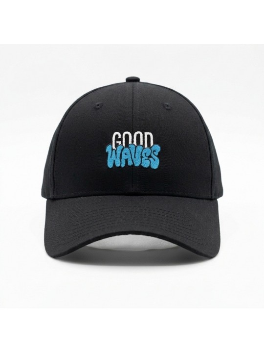 GOOD WAVES Embroidered Cap | Top Hats